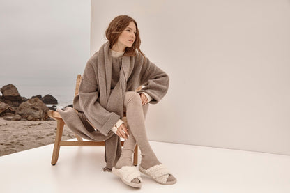 Vionic Relax Ii womens Slide Slipper - Cream Shearling - 0005-med