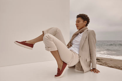 Vionic Uptown Women's Slip-On Loafer Moc Casual Shoes - Syrah - 0185-med