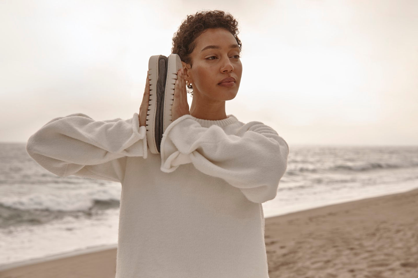 Vionic Uptown Balle womens Slip On/Loafer/Moc Shoe - Polluted Silver - 0036-med