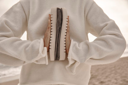 Vionic Uptown Balle womens Slip On/Loafer/Moc Shoe - Polluted Silver - 0041-med