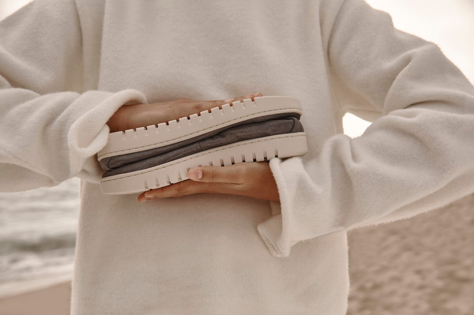 Vionic Uptown Balle womens Slip On/Loafer/Moc Shoe - Polluted Silver - 0044-med