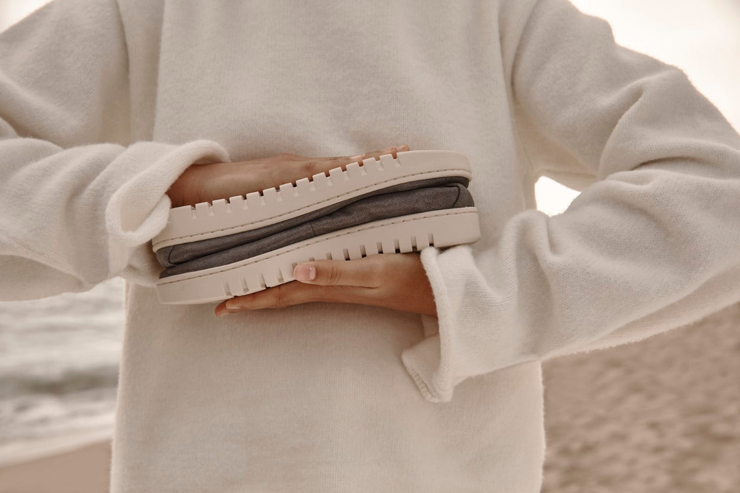 Vionic Uptown Balle womens Slip On/Loafer/Moc Shoe - Polluted Silver - 0044-med