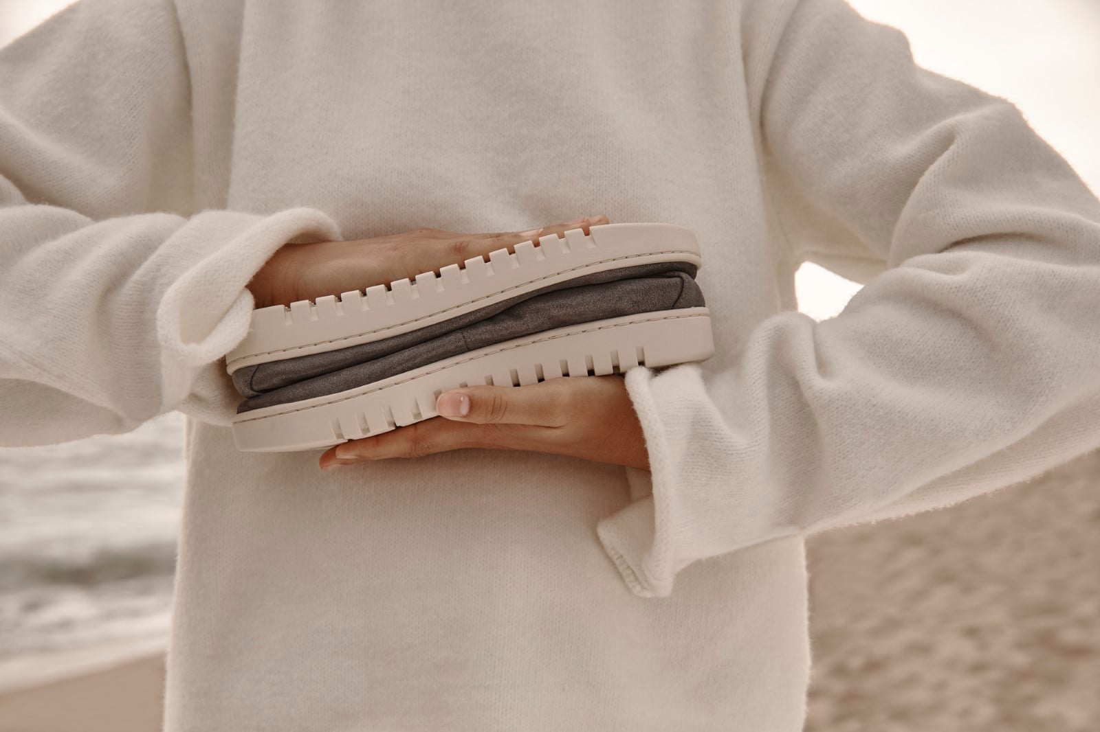 Vionic Uptown Balle womens Slip On/Loafer/Moc Shoe - Polluted Silver - 0044-med