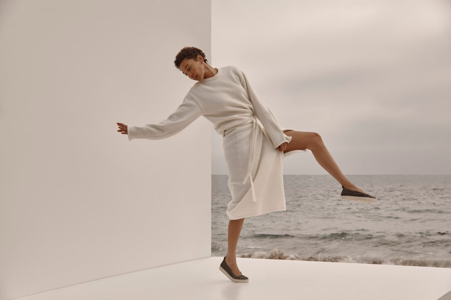 Vionic Uptown Balle womens Slip On/Loafer/Moc Shoe - Polluted Silver - 0182-med