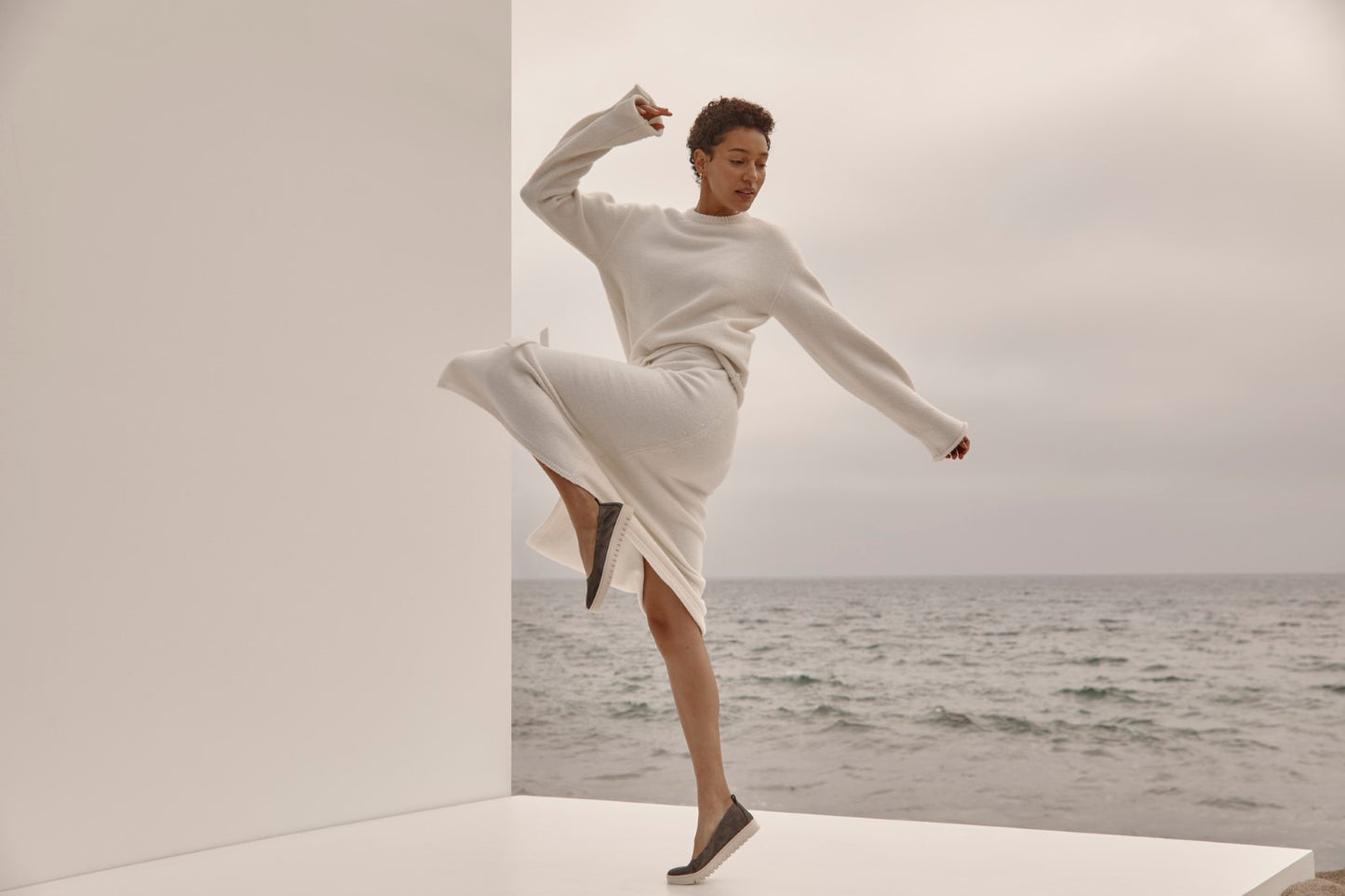 Vionic Uptown Balle womens Slip On/Loafer/Moc Shoe - Polluted Silver - 0205-med