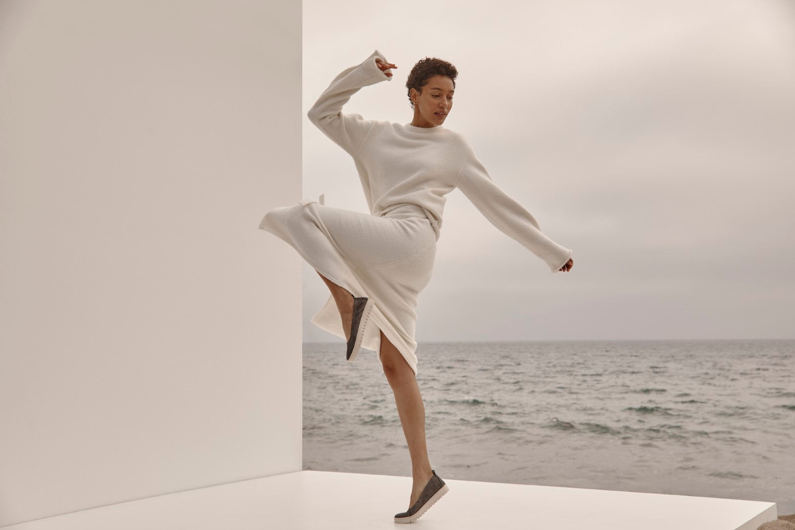 Vionic Uptown Balle womens Slip On/Loafer/Moc Shoe - Polluted Silver - 0205-med