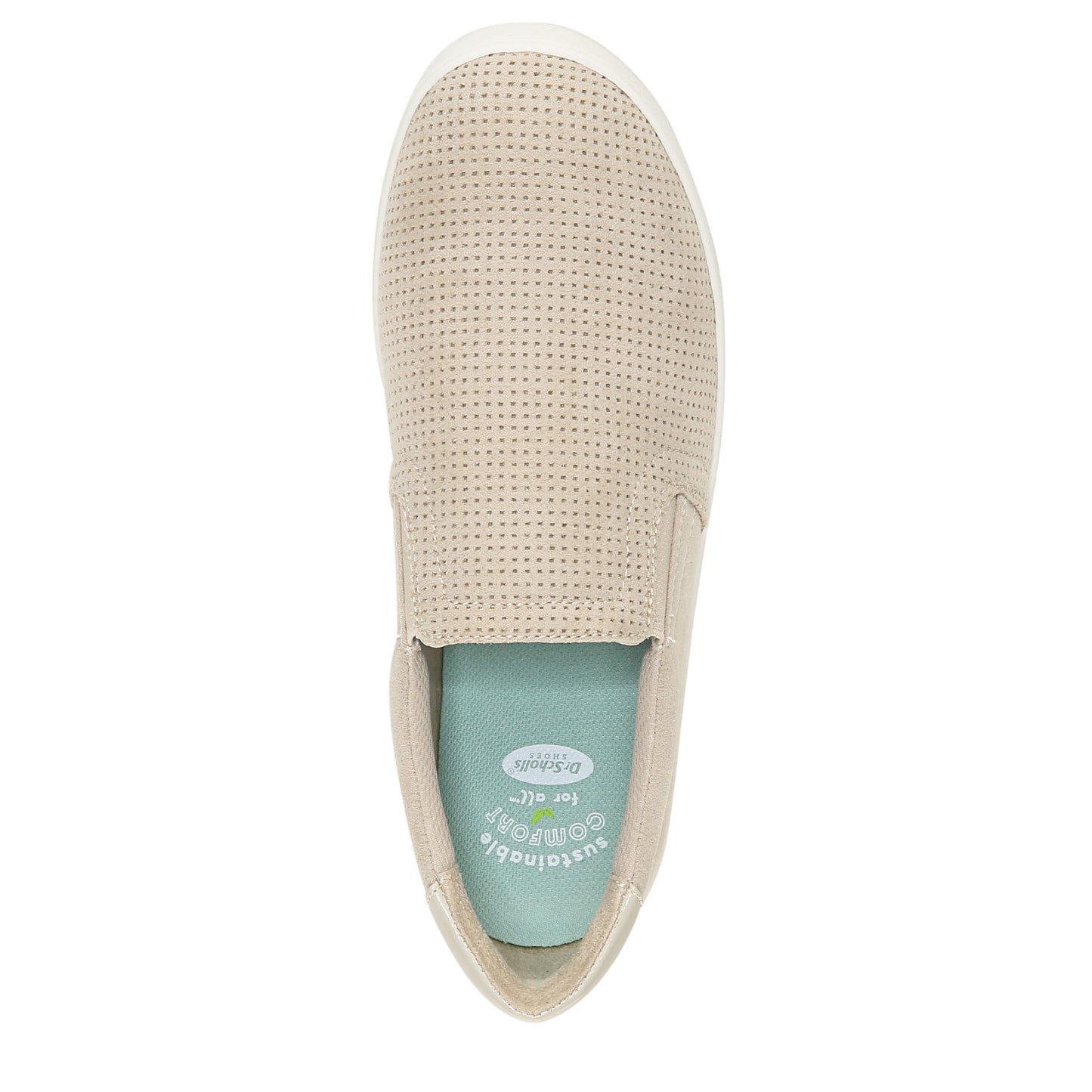 Dr. Scholl's Madison Women's Comfort Slip-on Sneaker - Oyster Grey Fabric - Top