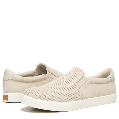 Dr. Scholl's Madison Women's Comfort Slip-on Sneaker - Oyster Grey Fabric - pair left angle