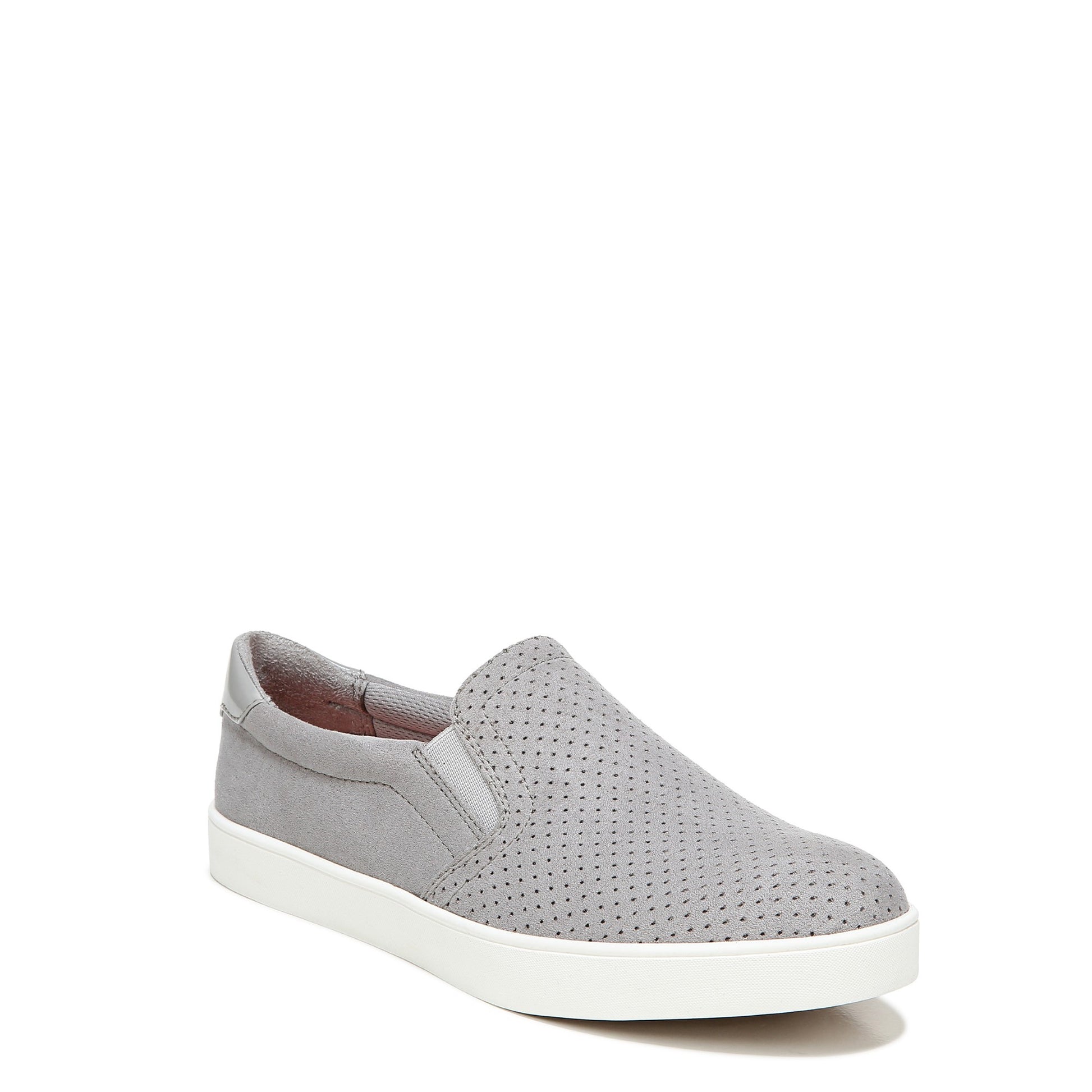 Dr. Scholl's Madison Women's Comfort Slip-on Sneaker - Grey Fabric - Angle main