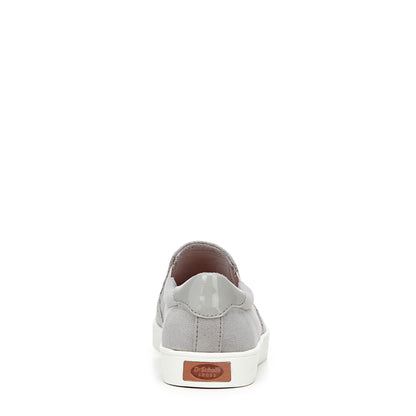 Dr. Scholl's Madison Women's Comfort Slip-on Sneaker - Grey Fabric - Back