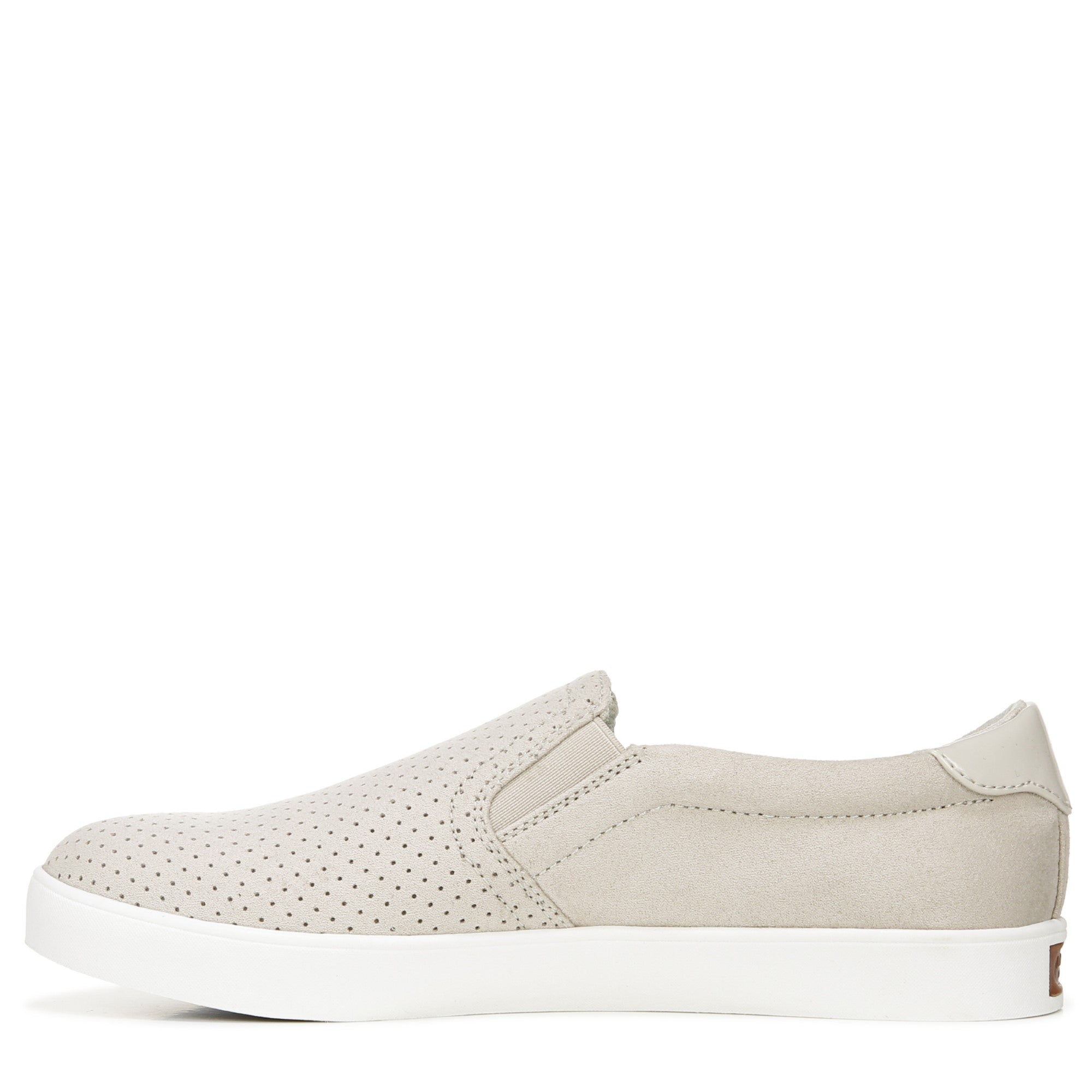 Dr. Scholl's Madison Women's Comfort Slip-on Sneaker - Greige Fabric - Left Side