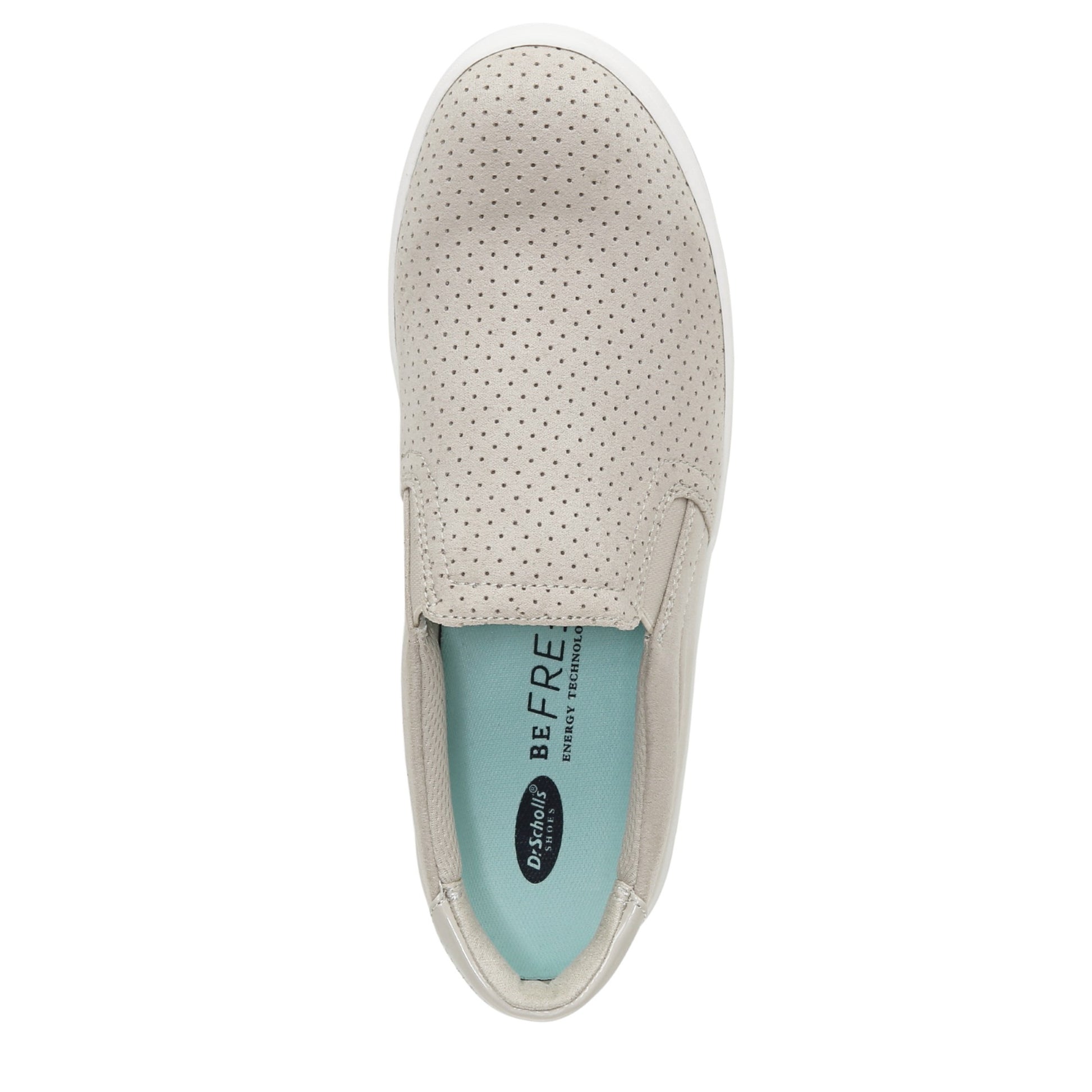 Dr. Scholl's Madison Women's Comfort Slip-on Sneaker - Greige Fabric - Top