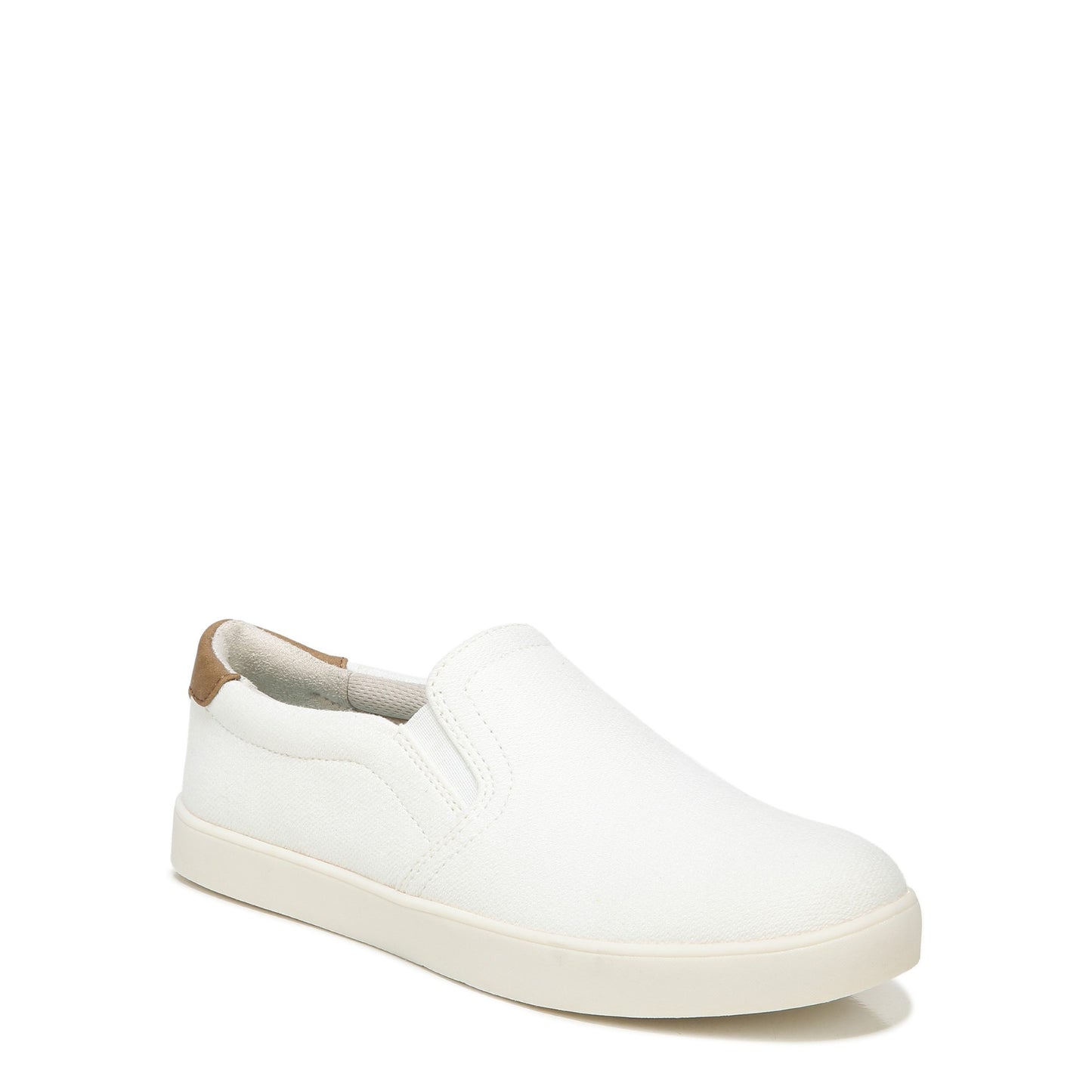 Dr. Scholl's Madison Women's Comfort Slip-on Sneaker - White Fabric/synthetic - Angle main