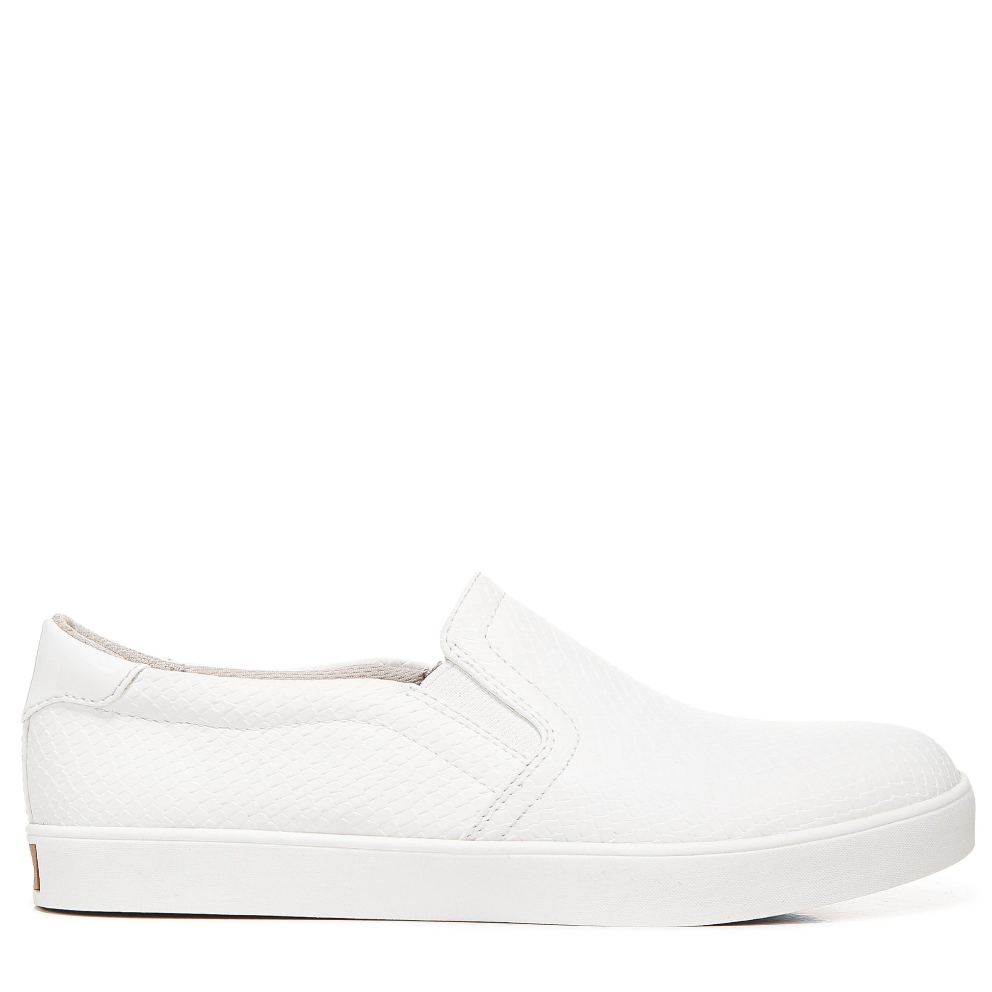 Dr. Scholl's Madison Women's Comfort Slip-on Sneaker - White Snake Synthetic - Right side