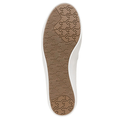 Dr. Scholl's Madison Women's Comfort Slip-on Sneaker - White Snake Synthetic - Bottom
