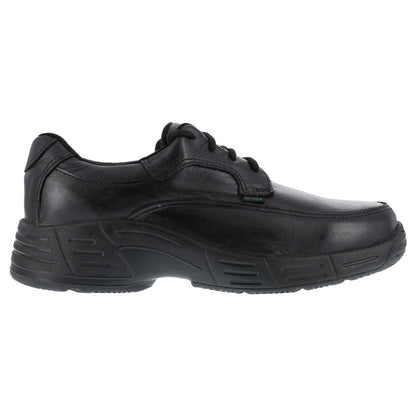 Florsheim Work Ulysses Postal Uniform Women's Soft Toe Shoe U.S.A. Made - Black - Side View