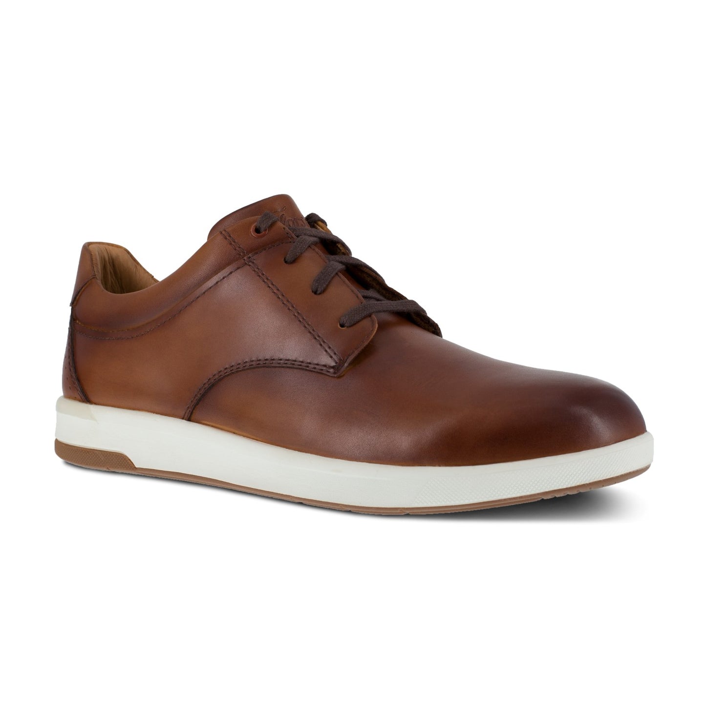 Florsheim Men's Crossover SD Low Cut Oxford Work Shoe - Cognac - Profile View