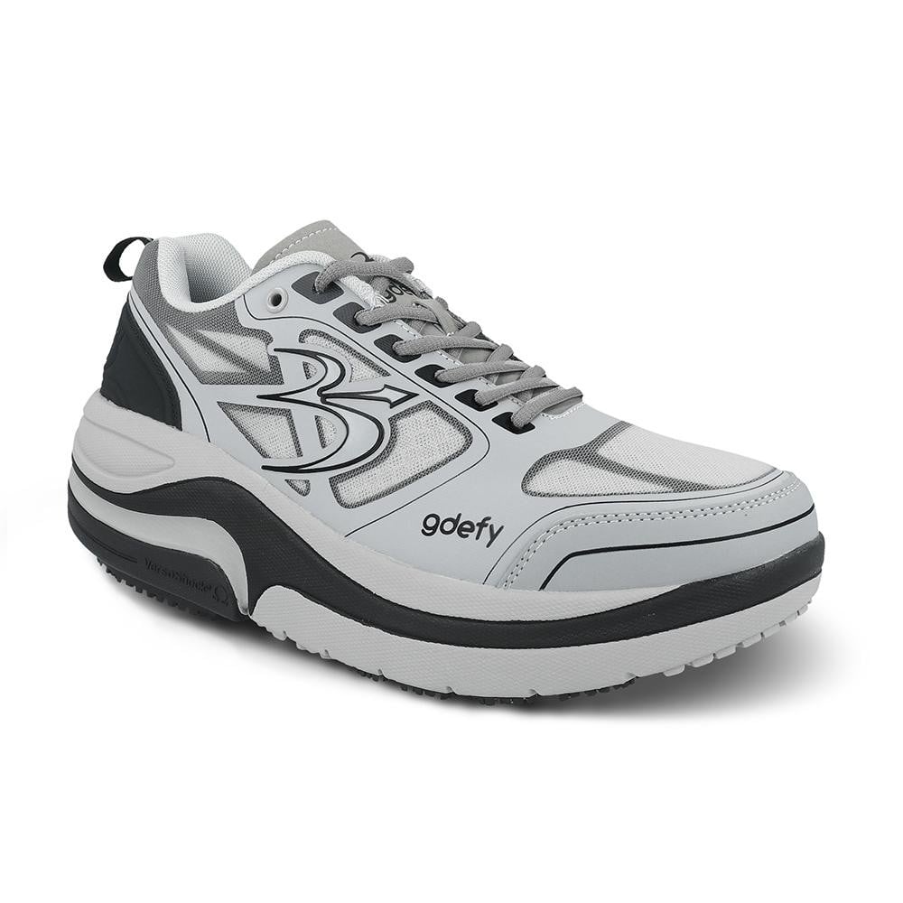 Gravity Defyer Men's GDEFY Ion Athletic Shoes - Gray - angle main