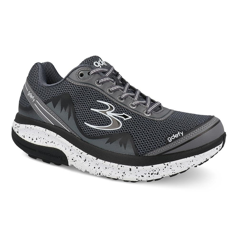 Gravity Defyer Women's GDEFY Mighty Walk Athletic Shoes - Gray/White - angle main 2