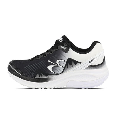 Gravity Defyer Women's GDEFY Mighty Walk Athletic Shoes - White/Black - side view 2