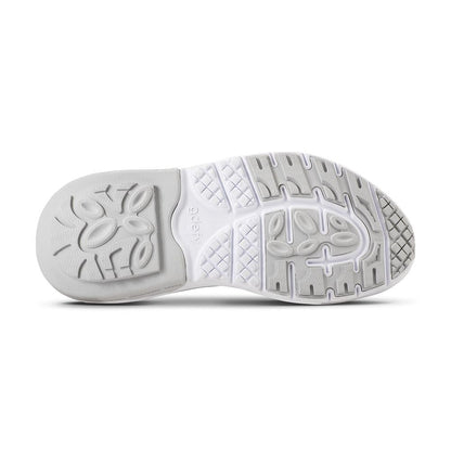 Gravity Defyer Women's GDEFY Mighty Walk Athletic Shoes - White/Silver - bottom view