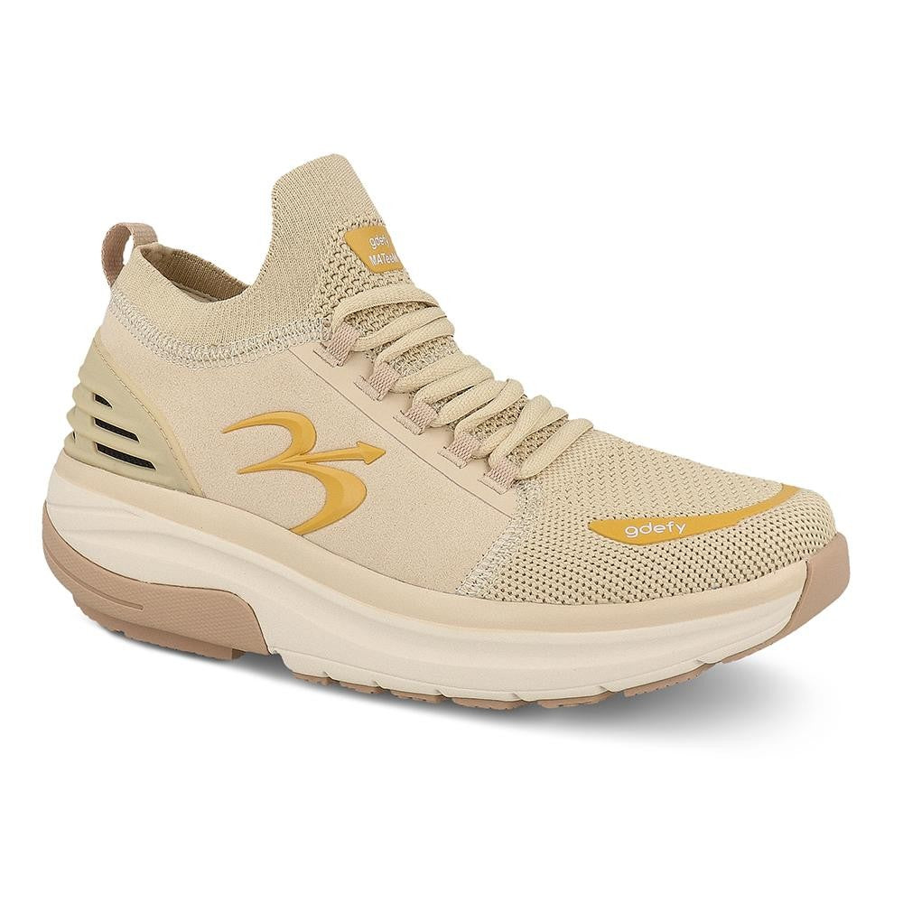 Gravity Defyer Women's GDEFY MATeeM Athletic Shoes - Beige - angle main 2