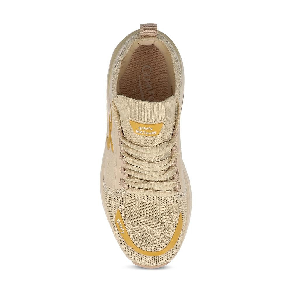 Gravity Defyer Women's GDEFY MATeeM Athletic Shoes - Beige - top view