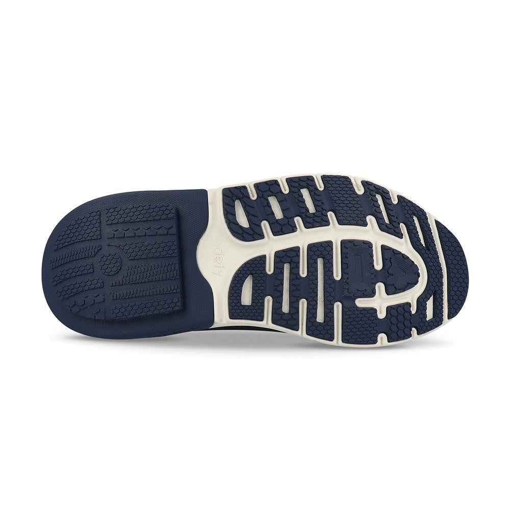 Gravity Defyer Men's GDEFY MATeeM Athletic Shoes - Navy / Orange - bottom view