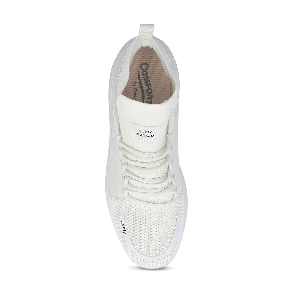Gravity Defyer Men's GDEFY MATeeM Athletic Shoes - White - top view
