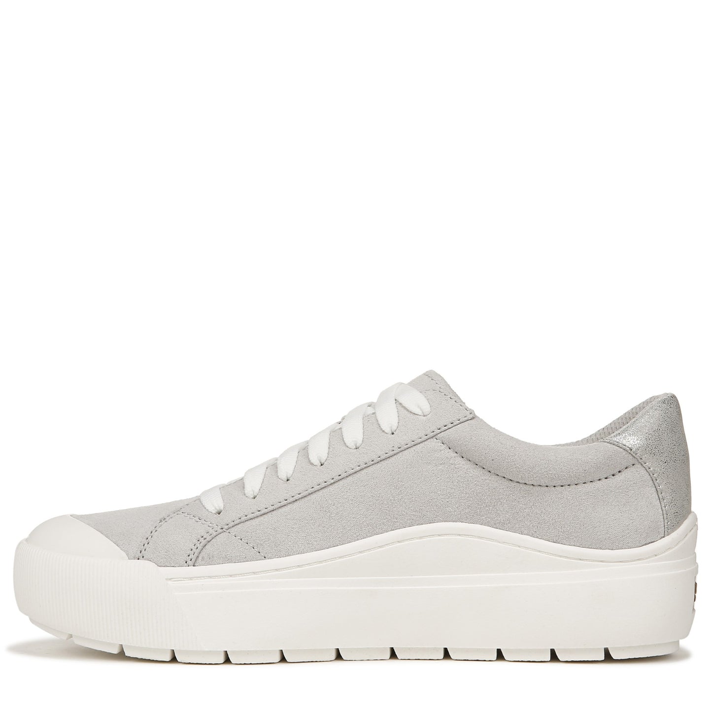 Dr. Scholl's Time Off Women's Comfort Sneakers - Vapor Grey Fabric - Left Side