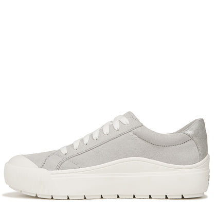 Dr. Scholl's Time Off Women's Comfort Sneakers - Vapor Grey Fabric - Left Side