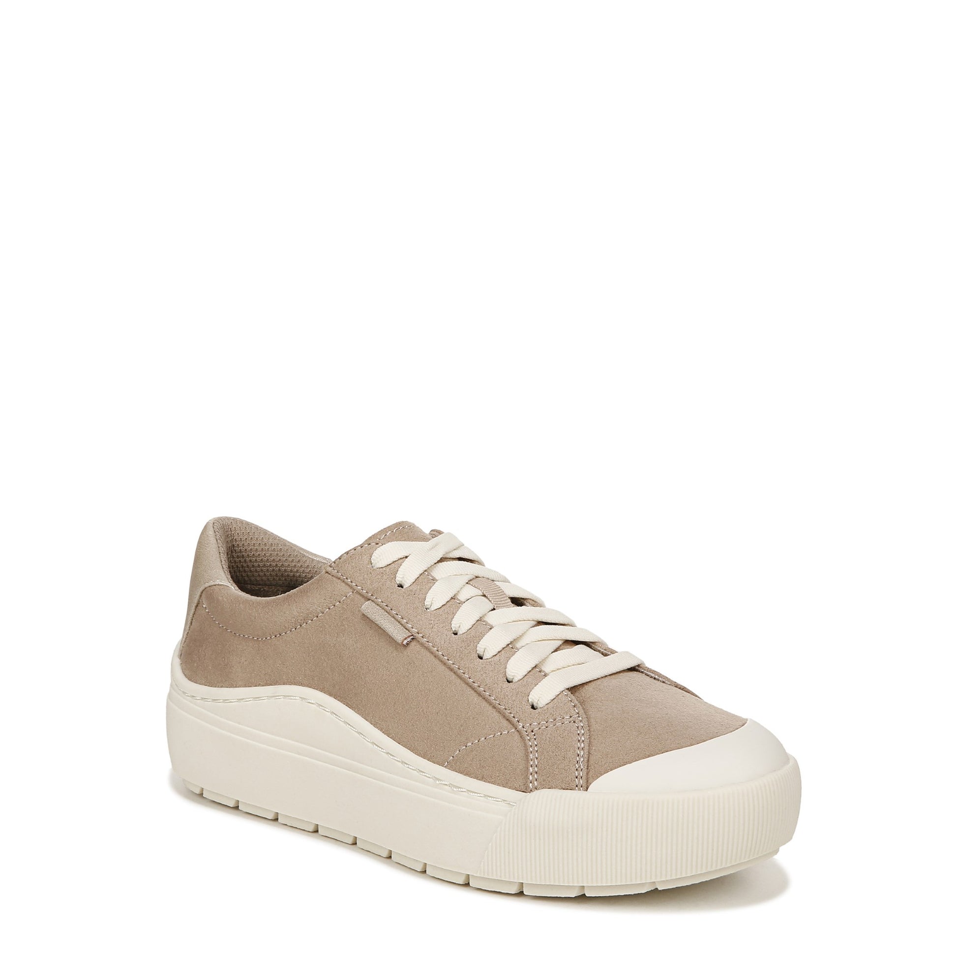 Dr. Scholl's Time Off Women's Comfort Sneakers - Taupe Fabric - Angle main