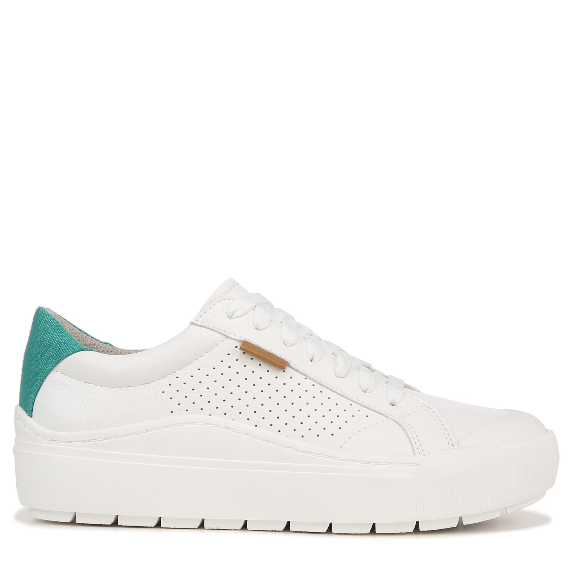 Dr. Scholl's Time Off Women's Comfort Sneakers - White Faux Leather - Right side