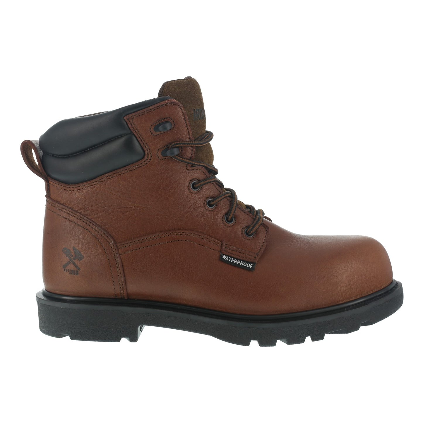 Iron Age Hauler IA0160 Hauler Men's Industrial & Construction Shoe - Brown - Side View
