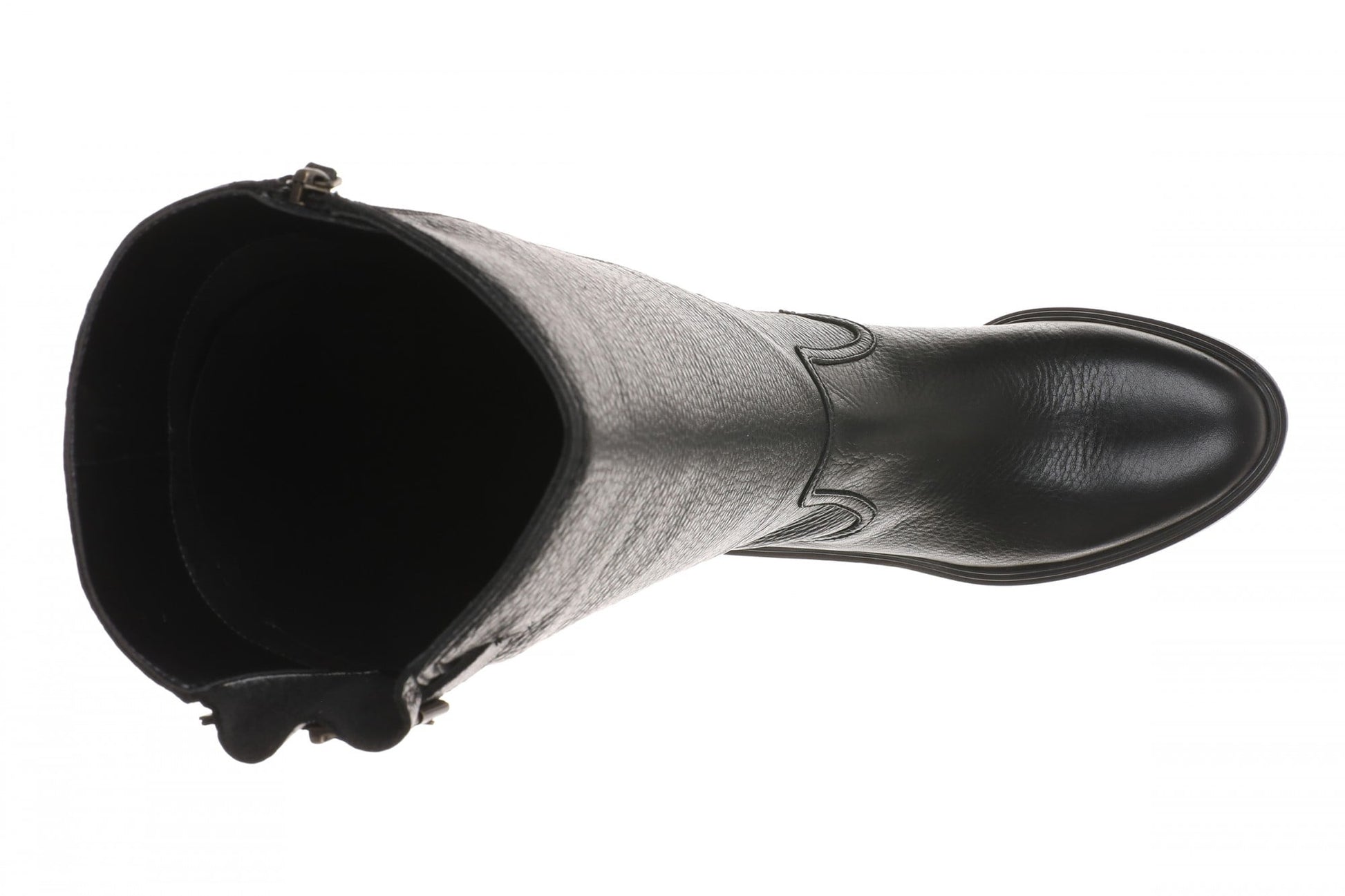 Vionic Sonora - Women's Comfortable Orthotic Moto Tall Boot with Arch Support - Black - Top