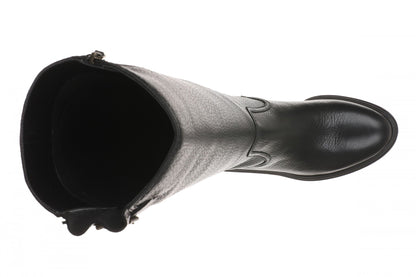 Vionic Sonora - Women's Comfortable Orthotic Moto Tall Boot with Arch Support - Black - Top