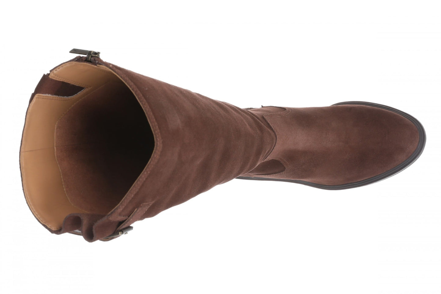 Vionic Sonora - Women's Comfortable Orthotic Moto Tall Boot with Arch Support - Coffee - Top