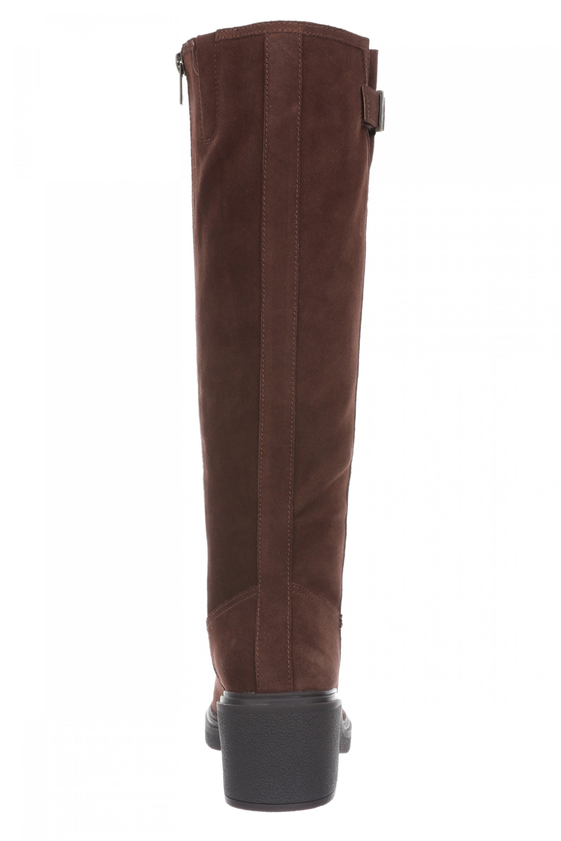 Vionic Sonora - Women's Comfortable Orthotic Moto Tall Boot with Arch Support - Coffee - Back