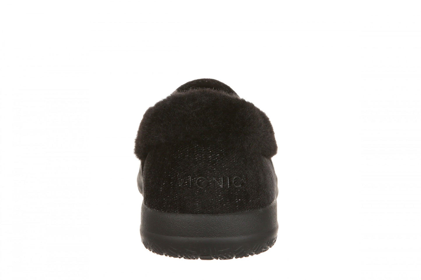 Vionic Clare Slipper - Women's Cozy Orthotic Arch Support Slippers - Black - Back