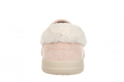 Vionic Clare Slipper - Women's Cozy Orthotic Arch Support Slippers - Light Pink - Back