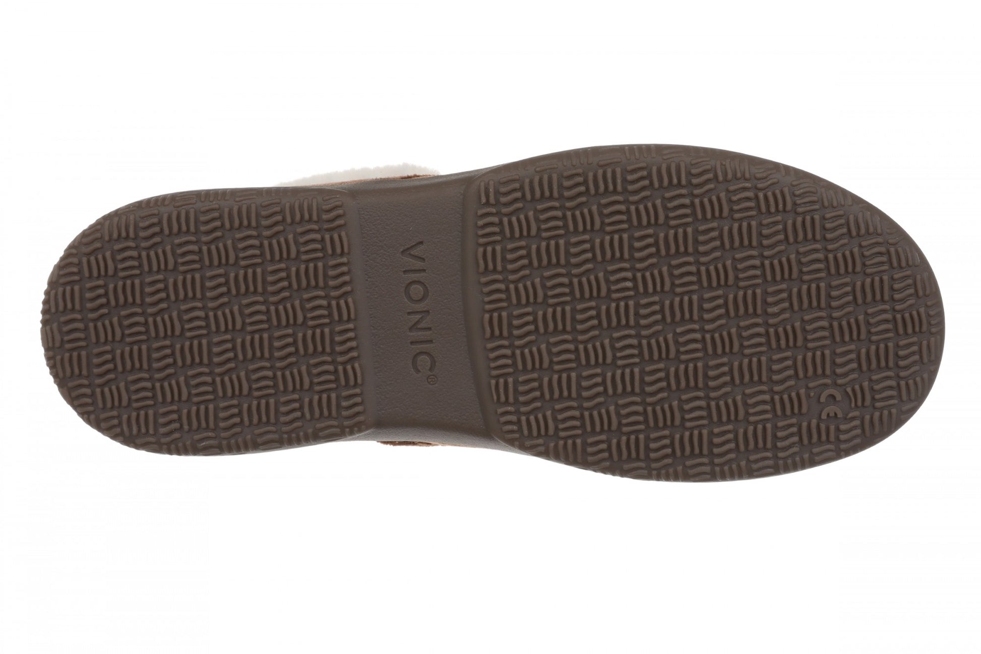 Vionic Clare Slipper - Women's Cozy Orthotic Arch Support Slippers - Chocolate - Bottom