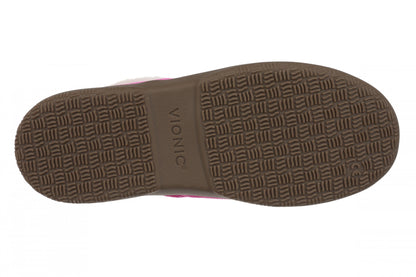 Vionic Clare Slipper - Women's Cozy Orthotic Arch Support Slippers - Fuchsia - Bottom