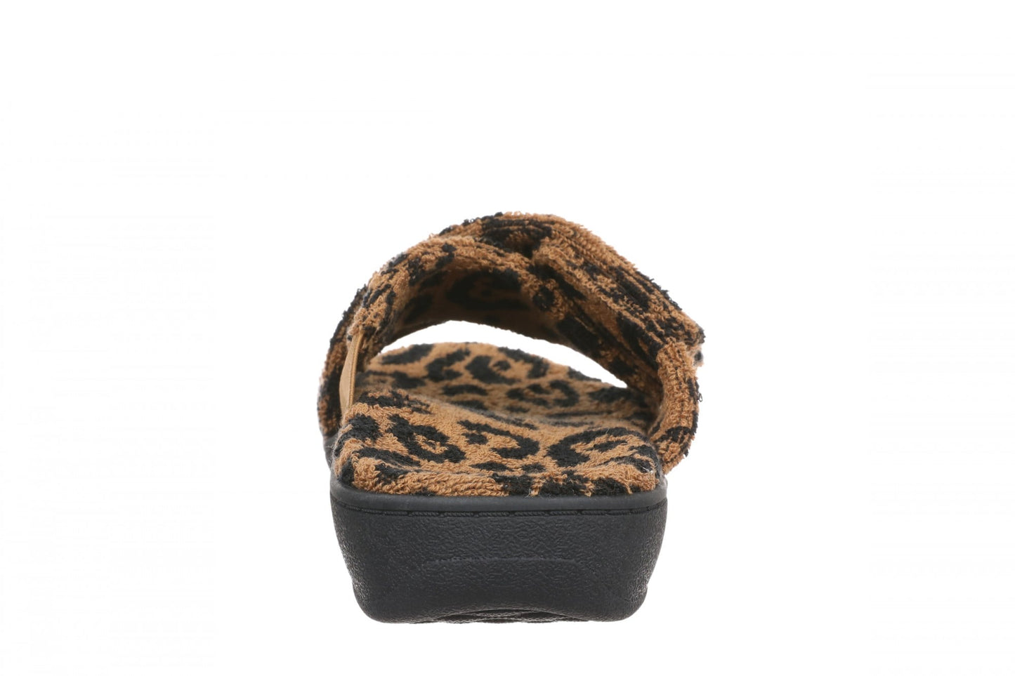 Vionic Relax II Women's Orthotic Slide Slippers - Brown Multi Terry - Back