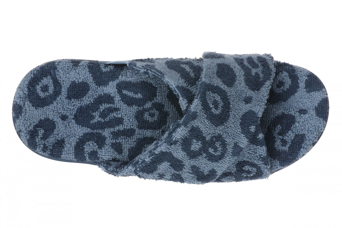 Vionic Relax II Women's Orthotic Slide Slippers - Blue Multi Terry - Top