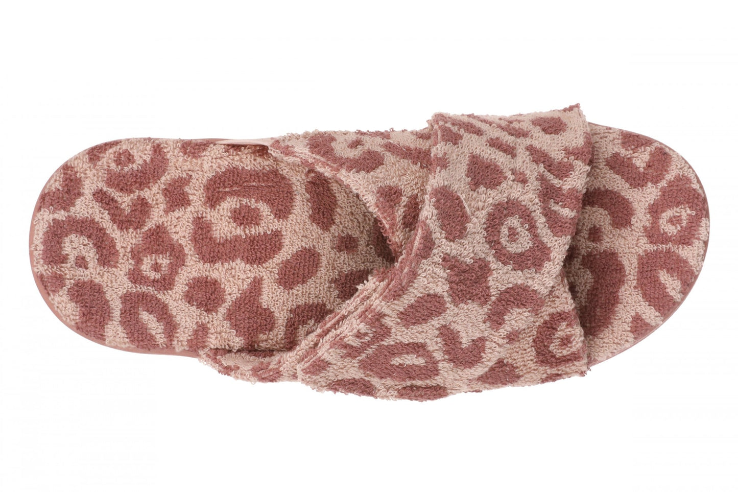 Vionic Relax II Women's Orthotic Slide Slippers - Pink Multi Terry - Top