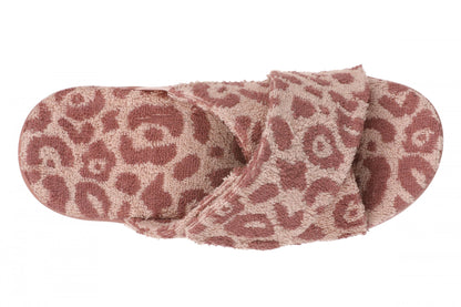 Vionic Relax II Women's Orthotic Slide Slippers - Pink Multi Terry - Top