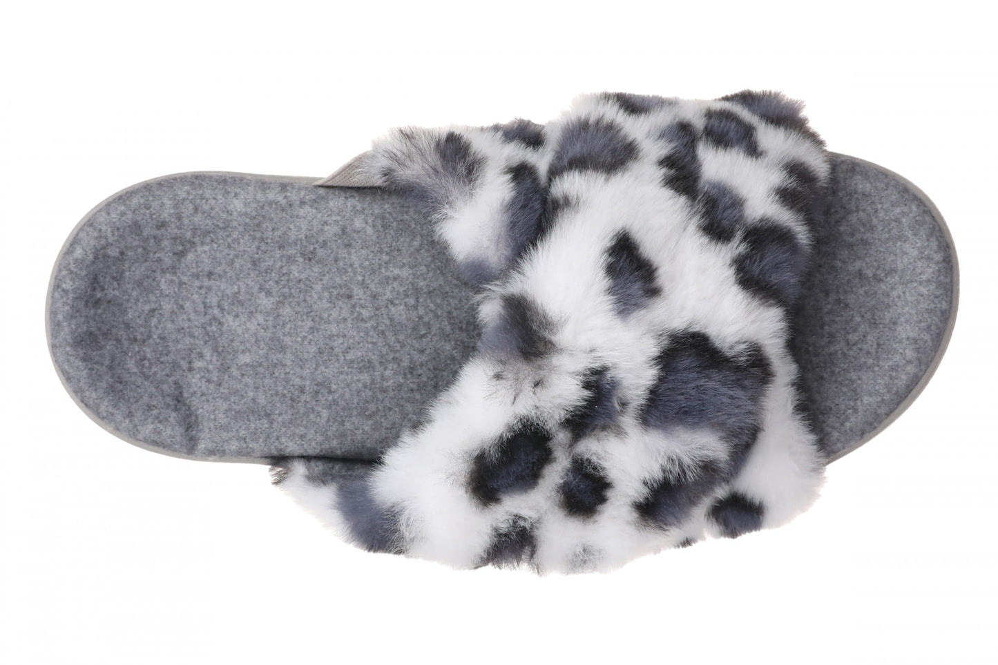 Vionic Relax II Women's Orthotic Slide Slippers - White Multi Leopard - Top