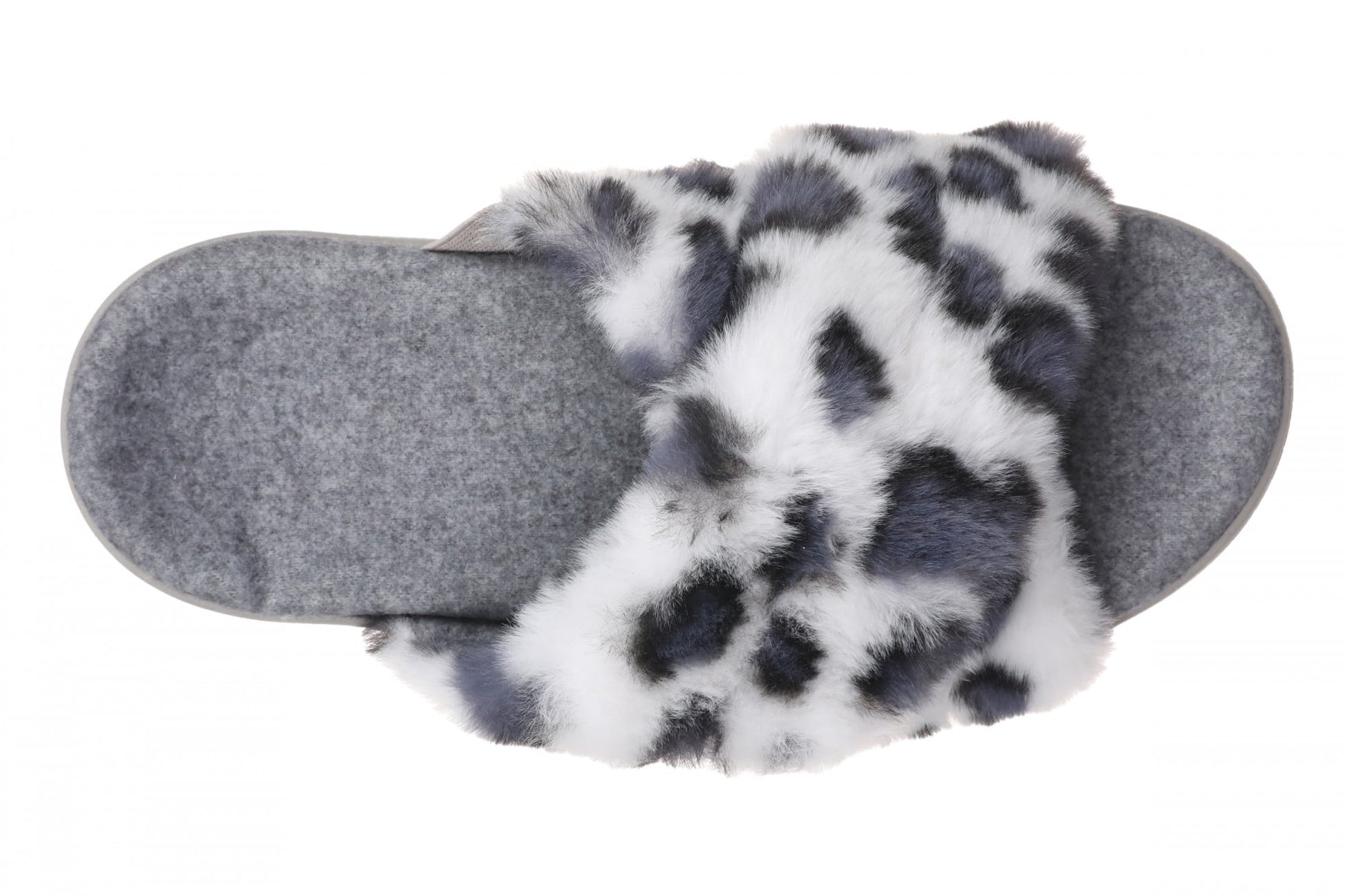 Vionic Relax II Women's Orthotic Slide Slippers - White Multi Leopard - Top