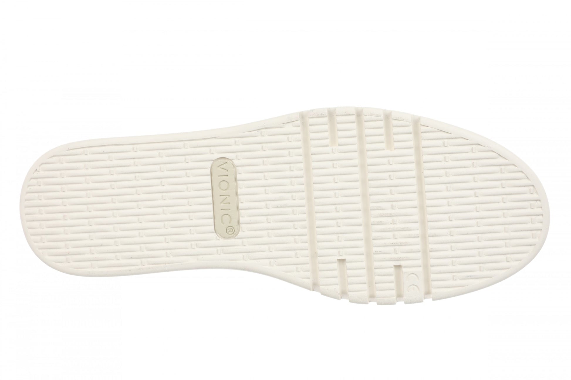 Vionic Chantel Women's Arch Support Slip-On Loafer Shoe - Black/Cream - Bottom