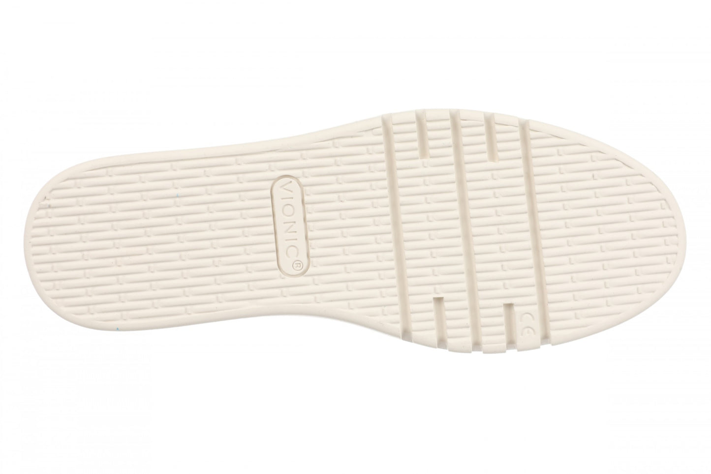 Vionic Chantel Women's Arch Support Slip-On Loafer Shoe - Ivory Multi - Bottom